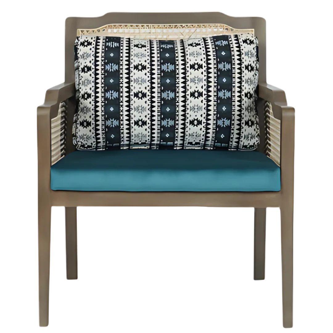 Aarika Teak Wood Lounge Chair - Teak